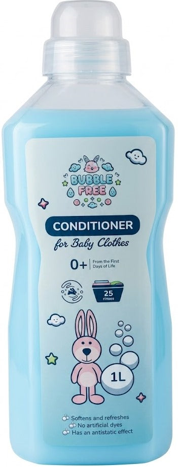 Bubble Free Baby Fabric Softener, 1 L