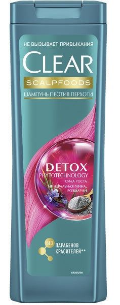 Clear Anti-Dandruff Detox Power Shampoo, 200 mL