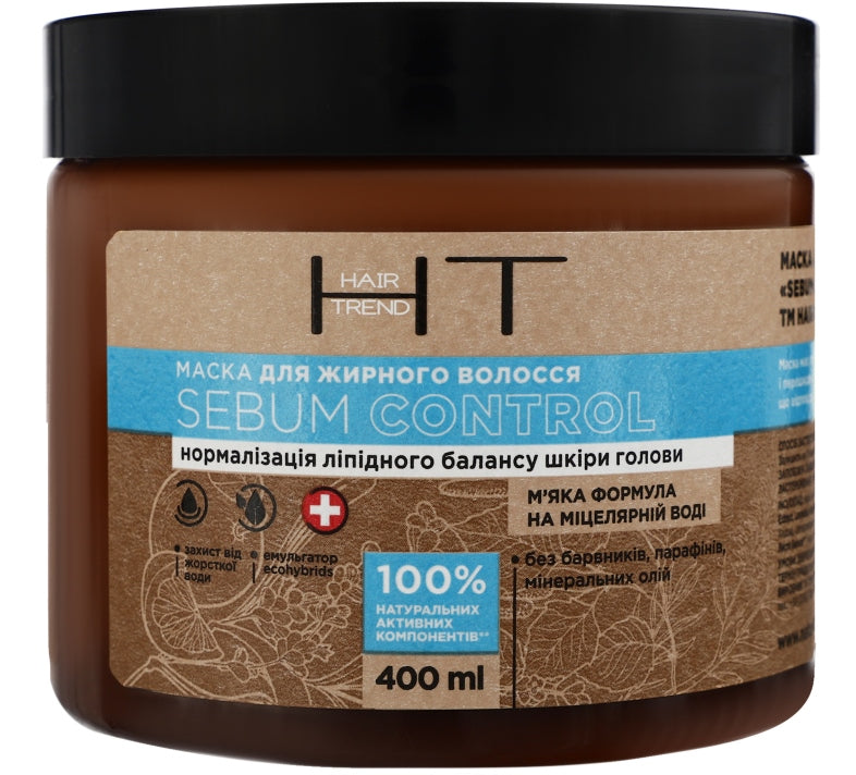 Hair Trend Sebum Control Hair Mask for Oily Hair, 400 mL
