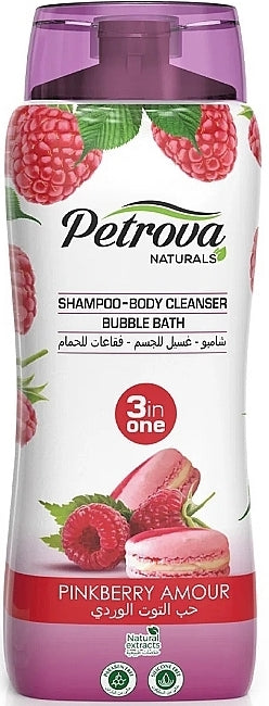 Petrova Naturals Pinkberry Amour 3-in-1 Shampoo, 500 mL
