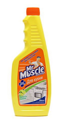 Mr. Muscle Expert Lemon Kitchen Cleaner Refill, 450 mL