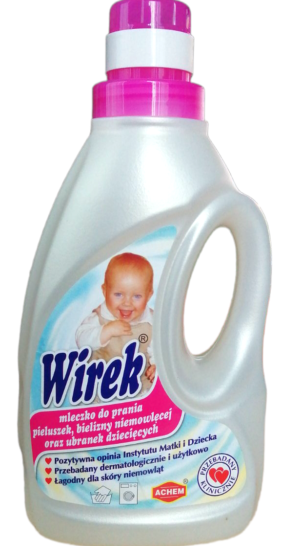 Wirek Laundry Milk for Baby Clothes & Diapers, 1 L