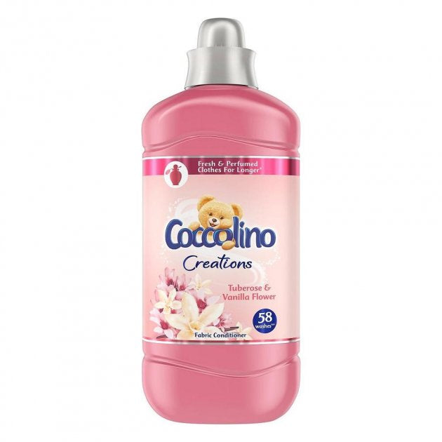 Coccolino Tuberose & Vanilla Flower Fabric Softener, 1450 mL