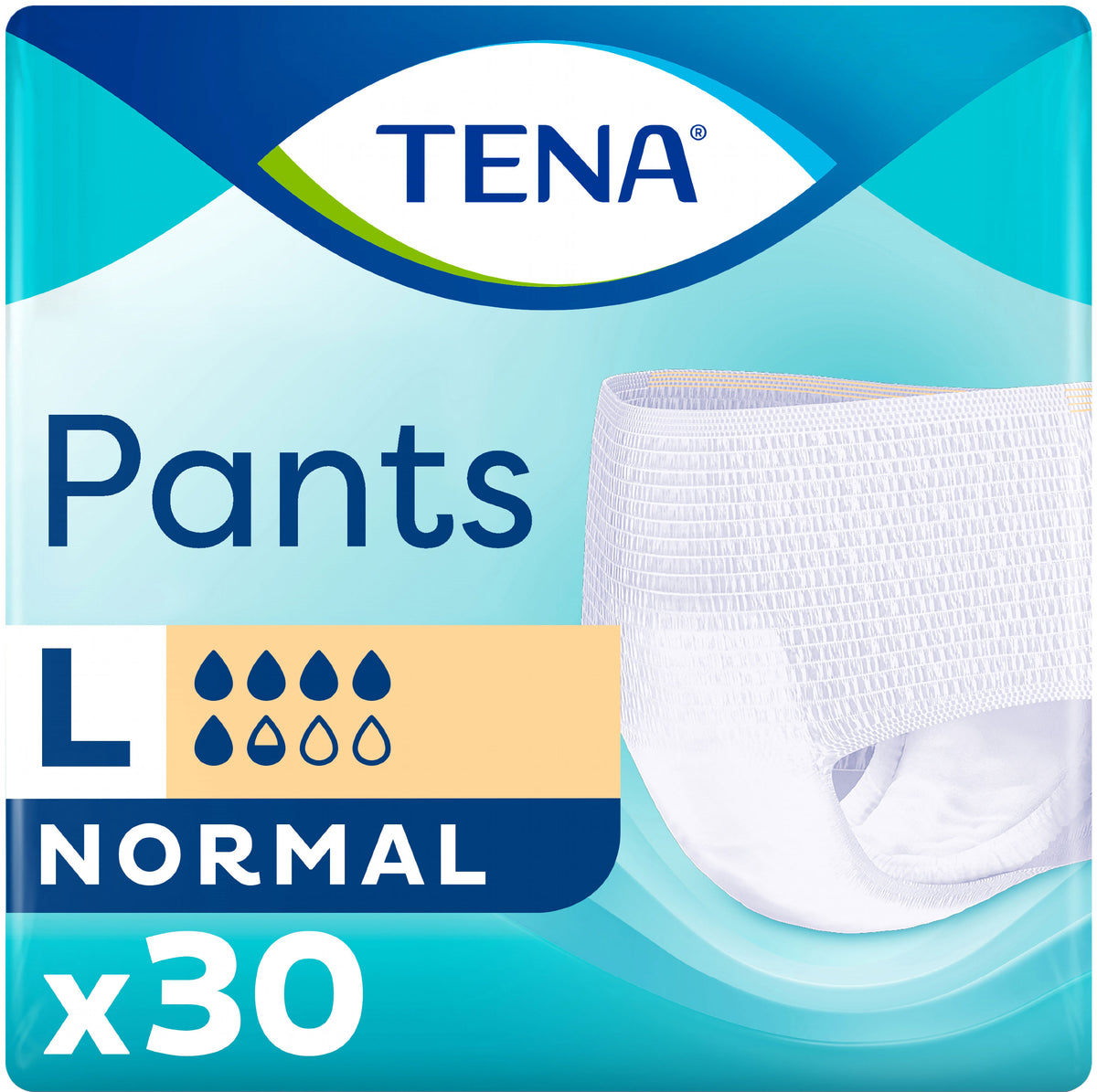 Tena Pants Normal Large Adult Pull-Up Incontinence Pants, 30 pcs, 100-135 cm