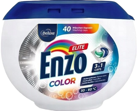 Deluxe Enzo Color Laundry Detergent Pods, 40 pcs (Price per 1 pc)