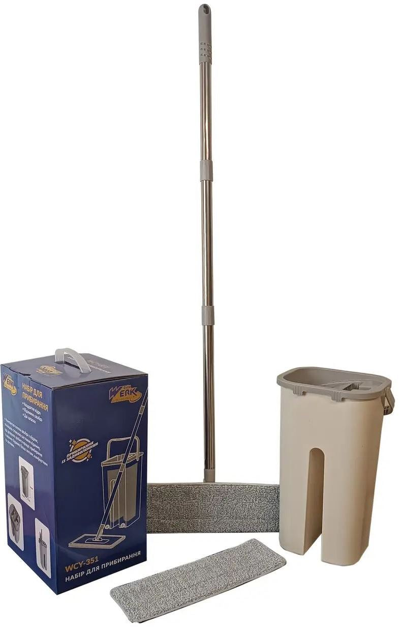 Werk WCY-351 Cleaning Set with Mop, Bucket & 2 Refills