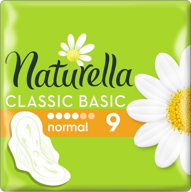 Naturella Classic Basic Normal Sanitary Pads, 9 pcs