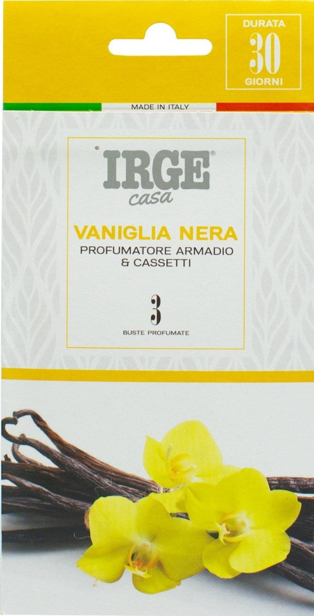 Irge Black Vanilla Wardrobe Scent Granules, 3 pcs