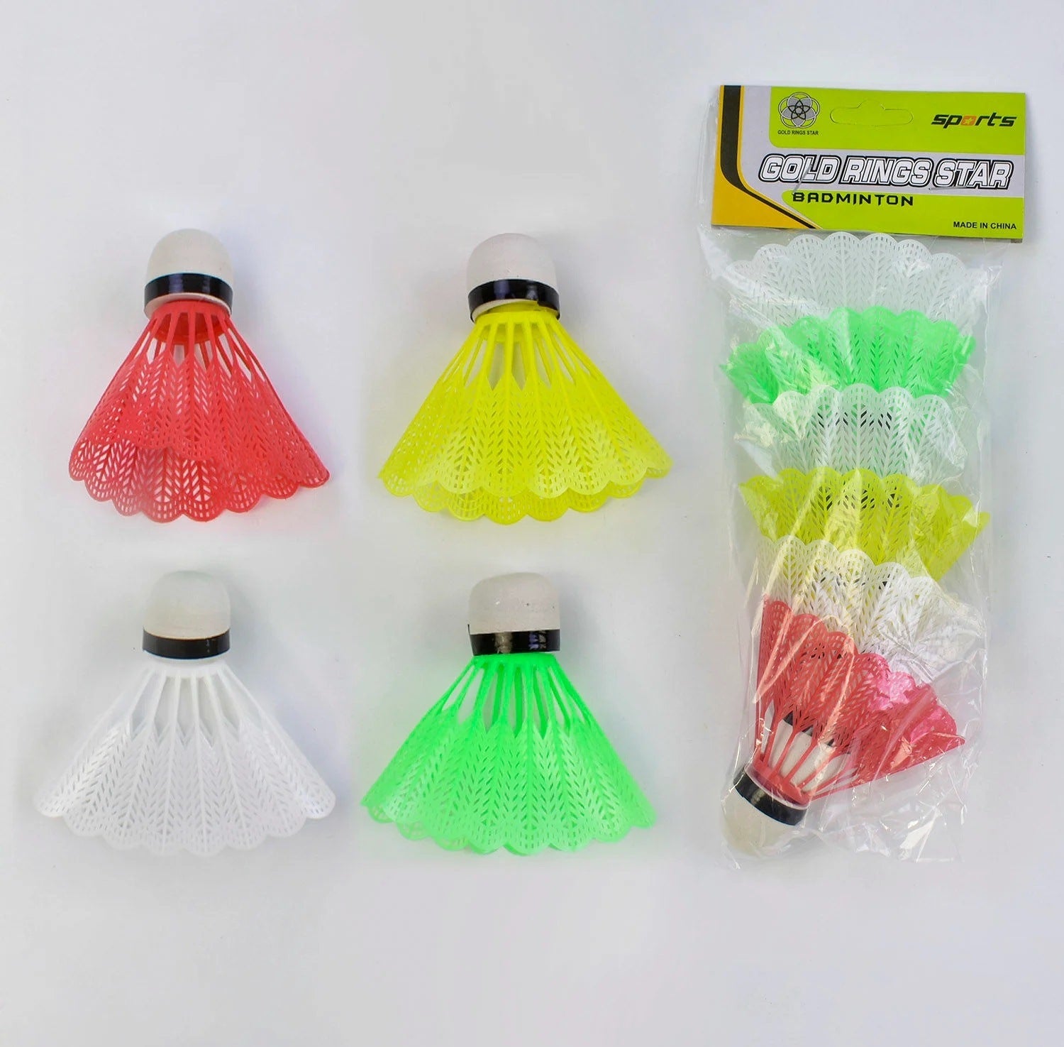 C34533 Shuttlecocks, 6 pcs