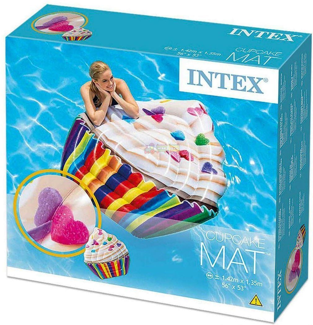 Intex 58770 Cupcake Inflatable Air Mattress, 142 x 35 cm