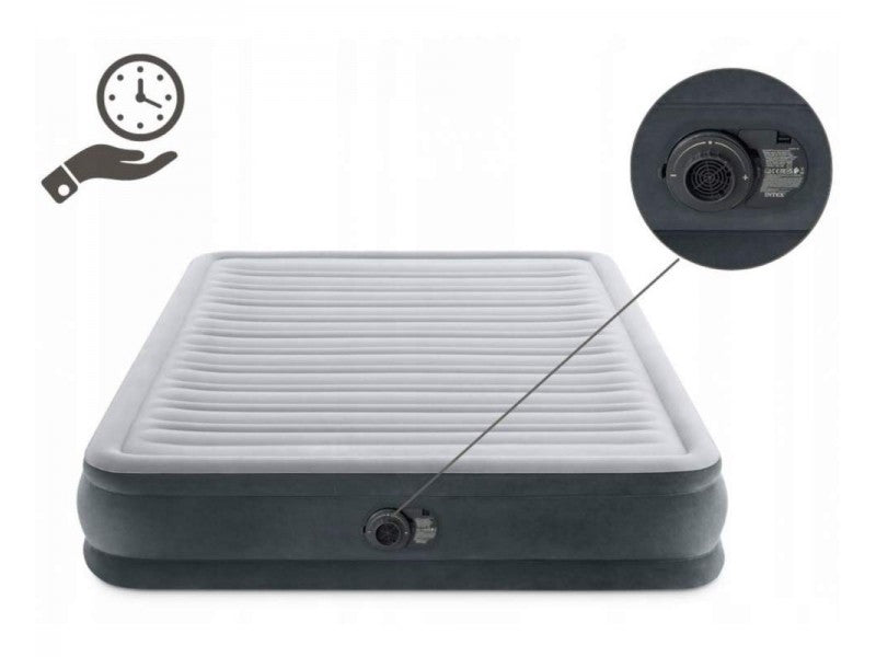 Intex 67770 Double Air Bed Mattress, 152 x 203 x 33 cm - Image 2