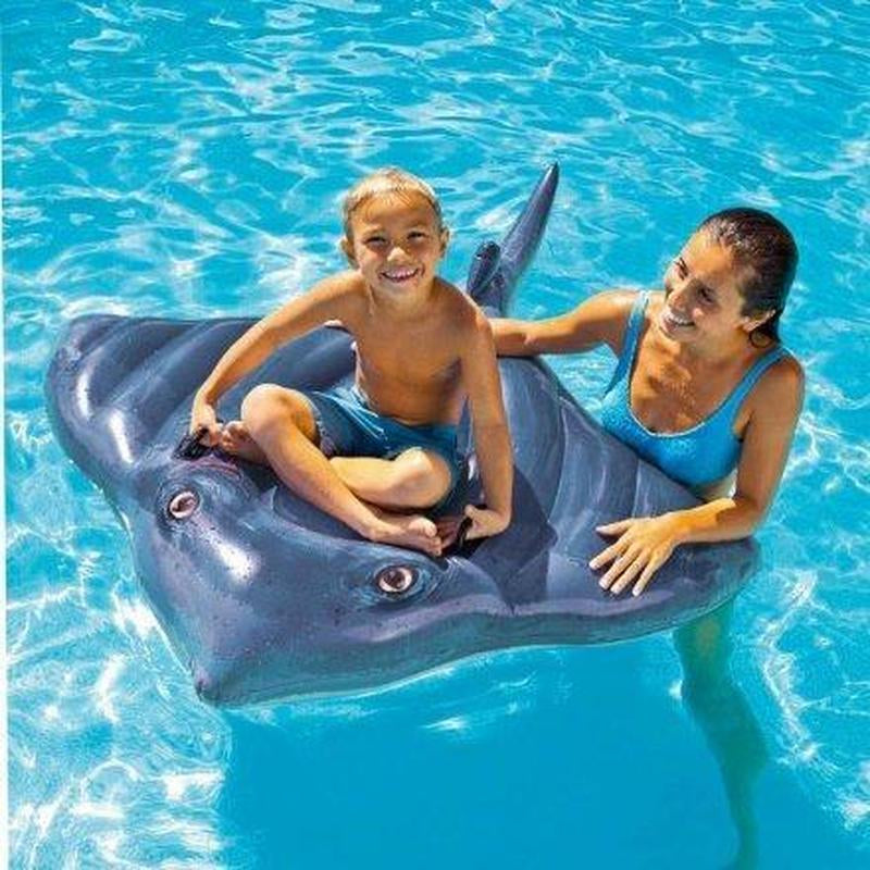 Intex 57550 Ray Inflatable Air Mattress for Ages 3+, 188 x 145 cm - Image 4