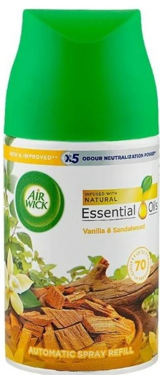 Air Wick Air Freshener Refill Vanilla & Sandalwood 250 mL