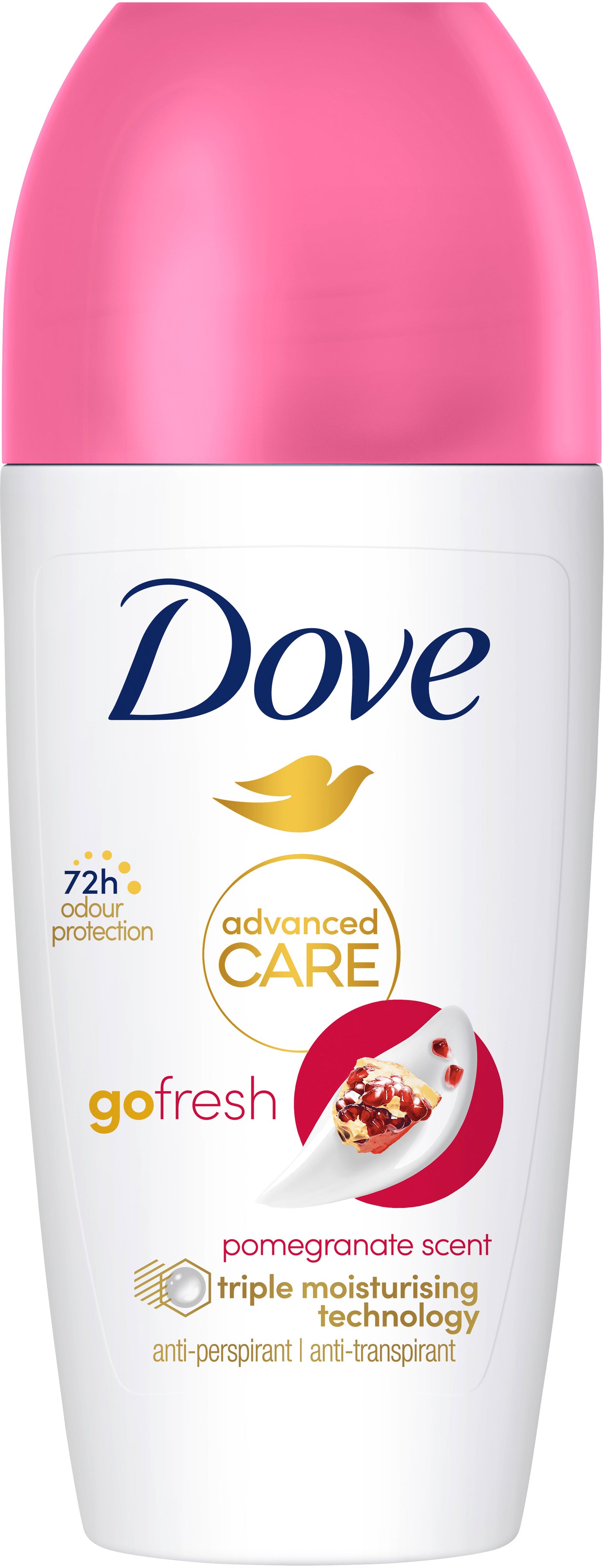 Dove Go Fresh Pomegranate Women's Roll-On Antiperspirant, 50 mL