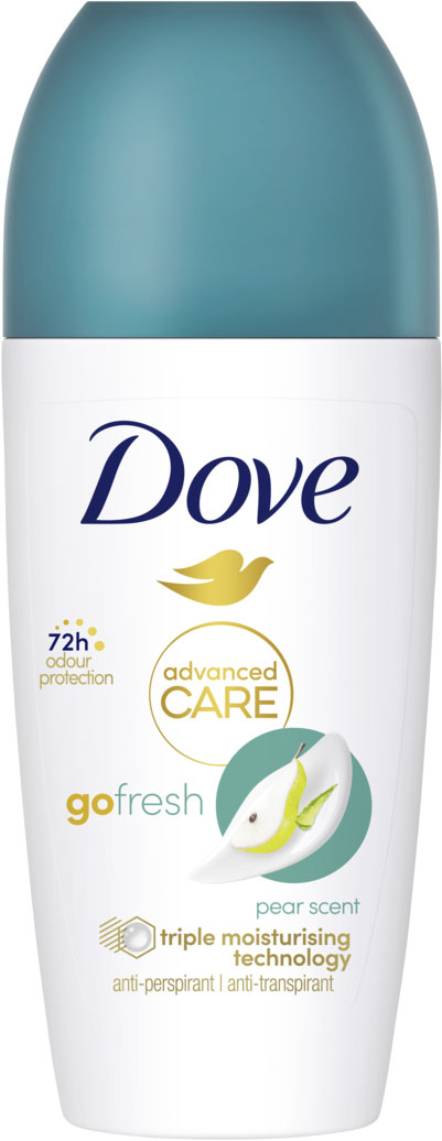 Dove Go Fresh Pear & Aloe Women's Roll-On Antiperspirant, 50 mL