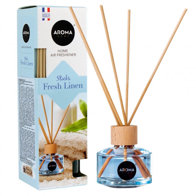 Aroma Stick Fresh Linen Reed Diffuser, 50 mL