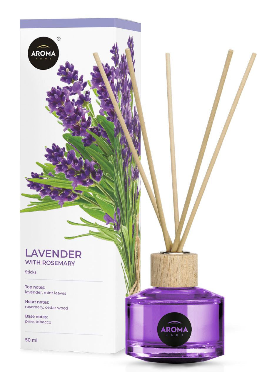 Aroma Stick Lavender with Rosemary Reed Diffuser, 50 mL