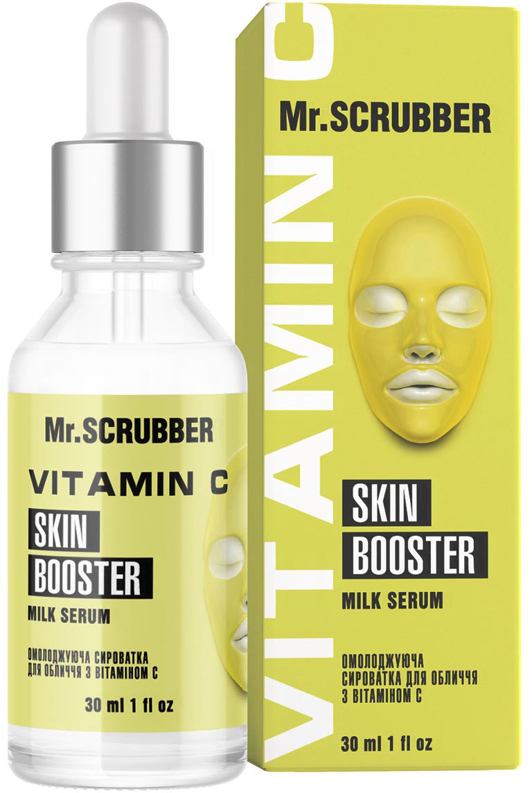 Mr. Scrubber Milk Serum Rejuvenating Facial Serum with Vitamin C, 30 mL