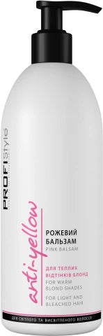 PROFIStyle Viki Pink Hair Balm for Warm Blonde Shades, 500 mL