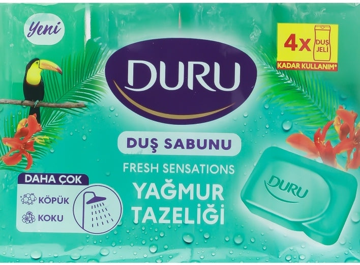 Duru Fresh Sensations Svizhist dzhunhliv Bar Soap, 4 x 150 g