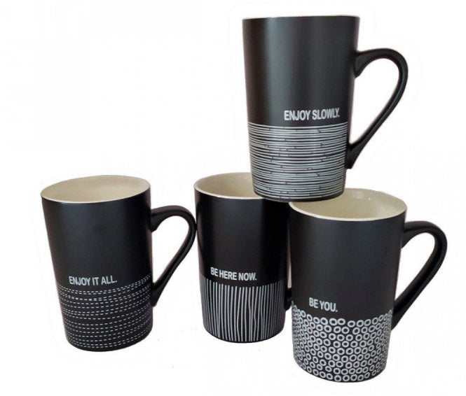 Vittora Black Matte Ceramic Mug VT-C-218370, 370 mL