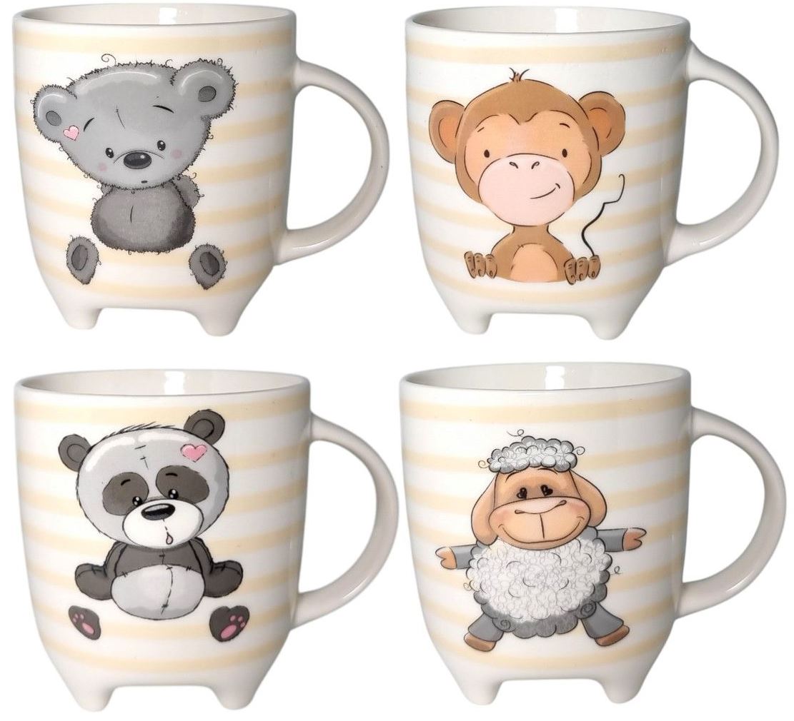 S&T 4160-80 Animals Ceramic Mug, 360 mL