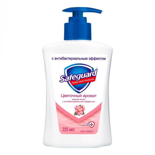 Safeguard Floral Antibacterial Liquid Hand Soap, 225 mL