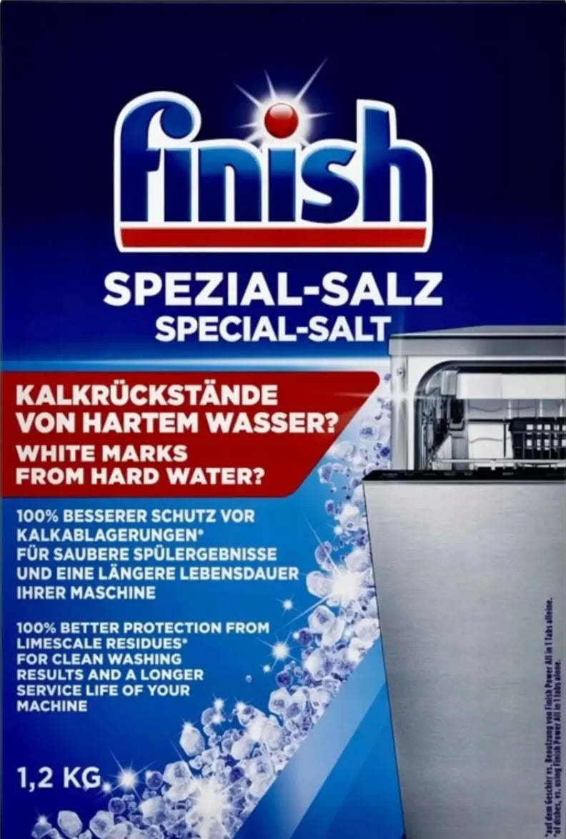 Finish Dishwasher Salt, 1.2 kg