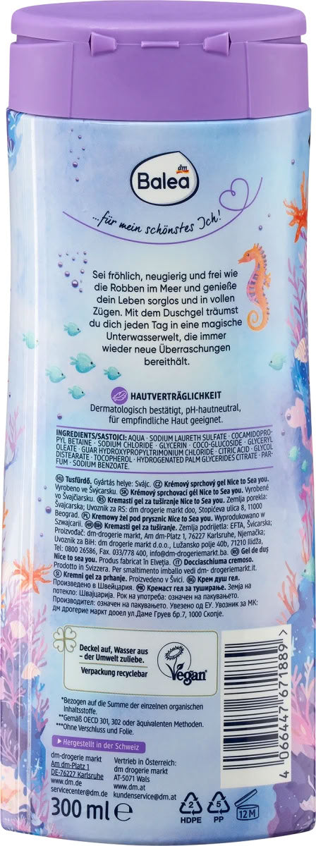 Balea Nice to Sea You Shower Gel, 300 mL - Image 2