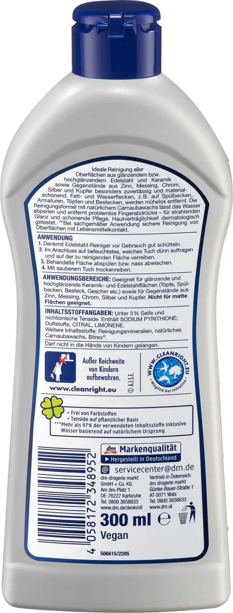 Denkmit Stainless Steel Cleaner, 300 mL - Image 2