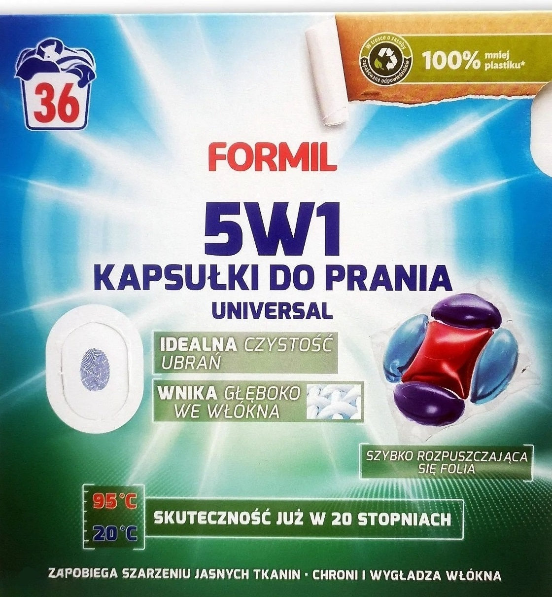 Formil Universal 5-in-1 Laundry Detergent Pods, 36 pcs (Price per 1 pc)