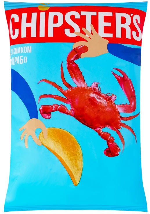 Chipster's Crab-Flavored Chips, 100 g