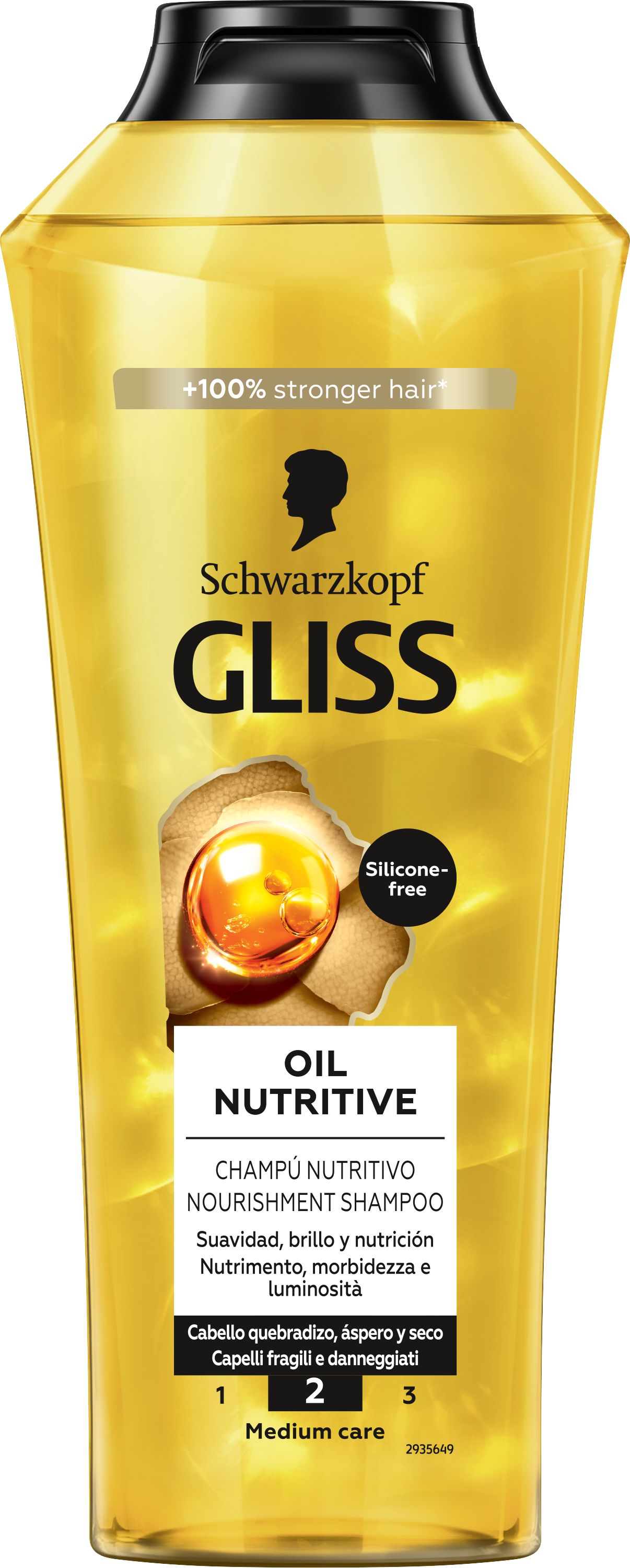 Gliss Kur Oil Nutritive Nourishing Shampoo, 400 mL