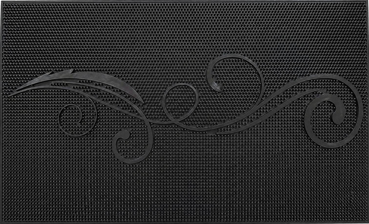 Rubber Doormat K22 Wavy Pattern 45 x, 75 cm