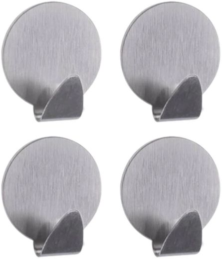 Feniks Round Metal Self-Adhesive Hook Set, 4 pcs