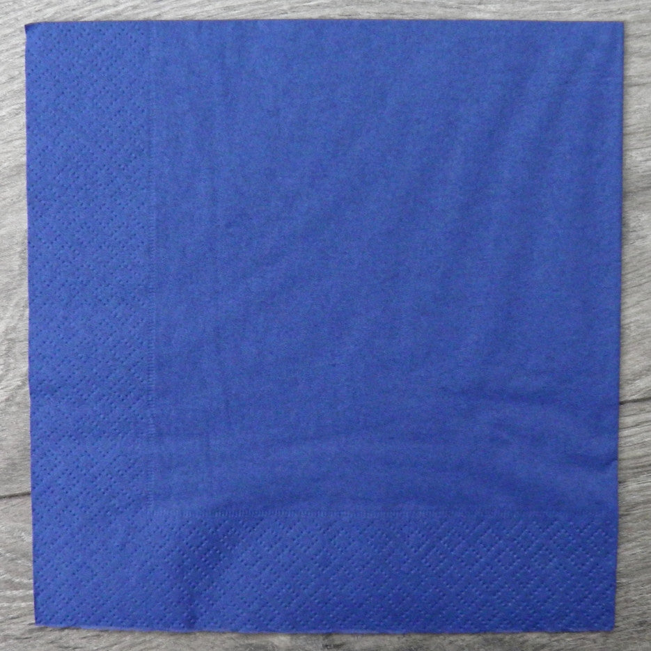 Margo Blue 3-Ply Table Napkins, 33 x 33 cm, 18 pcs - Image 2