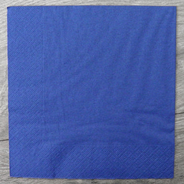 Margo Blue 3-Ply Table Napkins, 33 x 33 cm, 18 pcs - Image 2