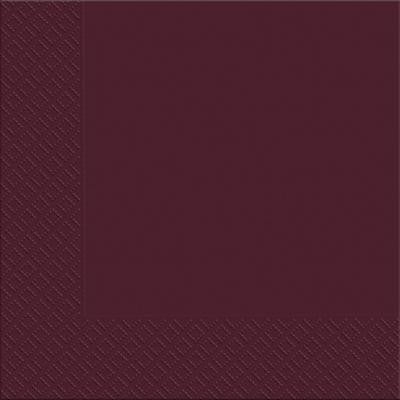 Margo Dark Burgundy 3-Ply Table Napkins, 33 x 33 cm, 18 pcs