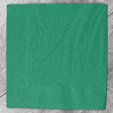 Margo Dark Green 3-Ply Table Napkins, 33 x 33 cm, 20 pcs - Image 2