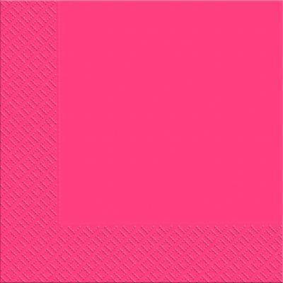 Margo Dark Pink 3-Ply Table Napkins, 33 x 33 cm, 18 pcs