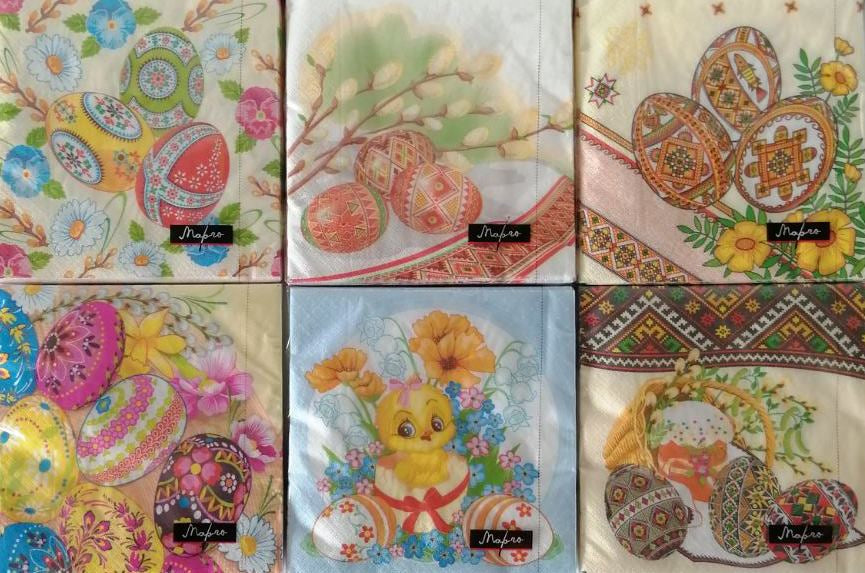 Margo Assorted Easter 3-Ply Napkins, 33 x 33 cm, 18 pcs - Image 4