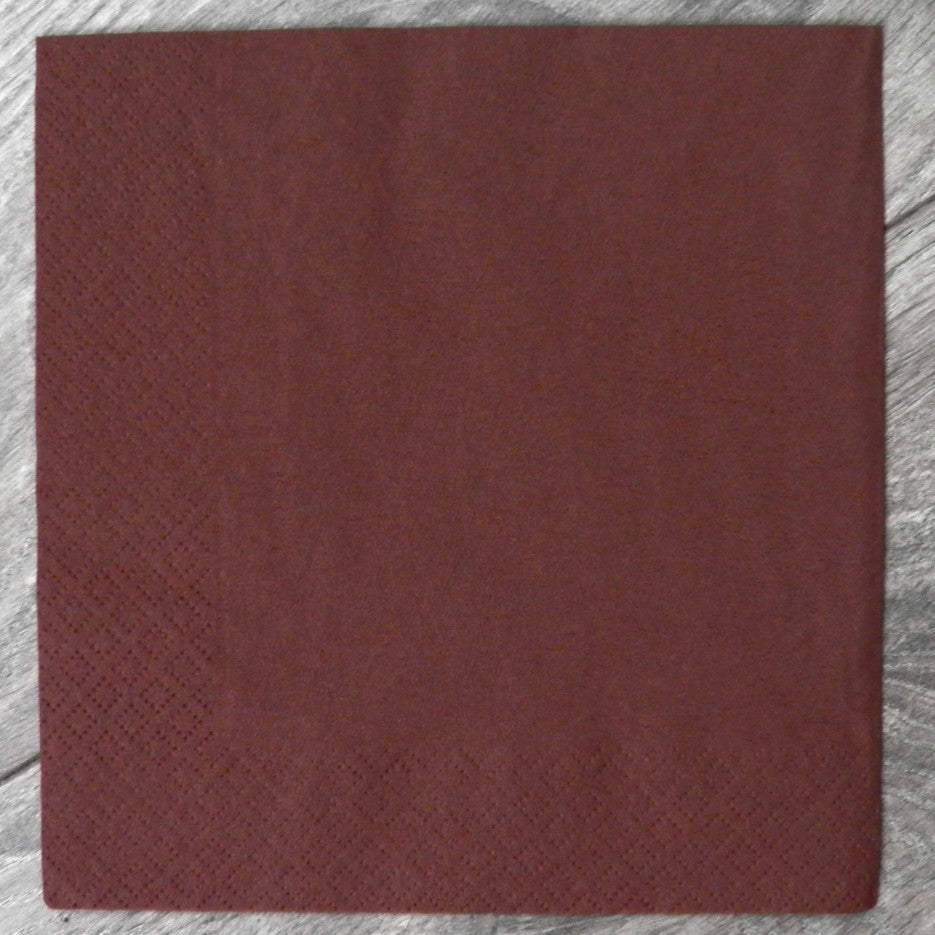 Margo Chocolate 3-Ply Table Napkins, 33 x 33 cm, 20 pcs - Image 3