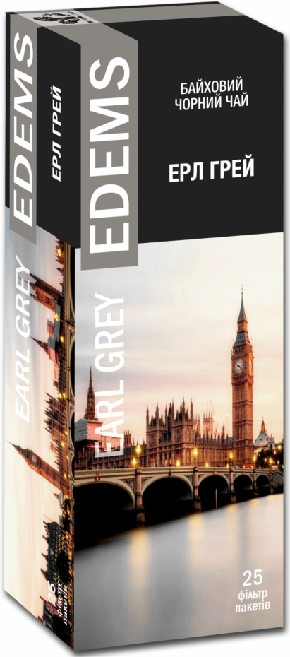 Edems Earl Grey Black Tea, 25 Tea Bags, 50 g