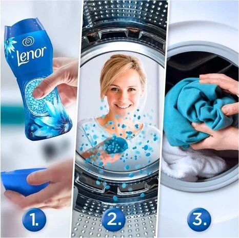 Lenor Sea Breeze In-Wash Scent Booster Beads, 224 g - Image 3