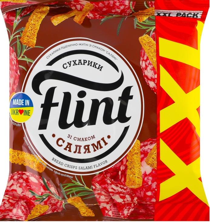 Flint Salami-Flavored Wheat & Rye Croutons, 140 g