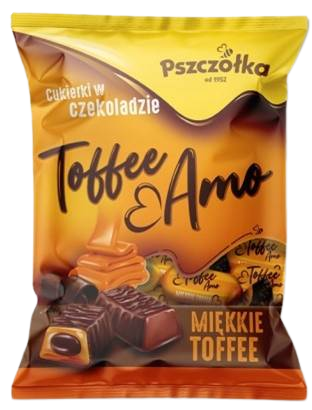 Toffee Amo Soft Chocolate-Covered Toffee with Cocoa Filling, 1 kg