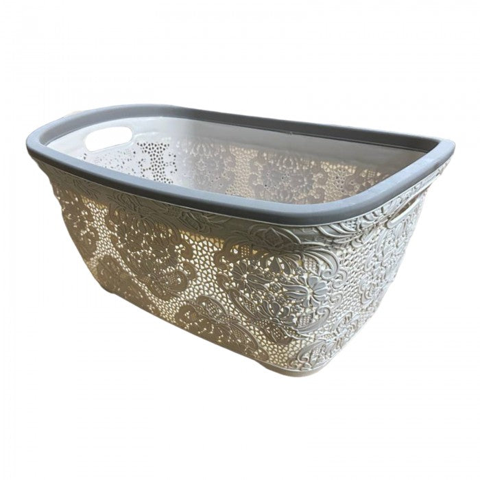 Lace 2130 04 Laundry Basket, Assorted Colors, 51.5 x 35.5 x 25.5 cm, 30 L - Image 2