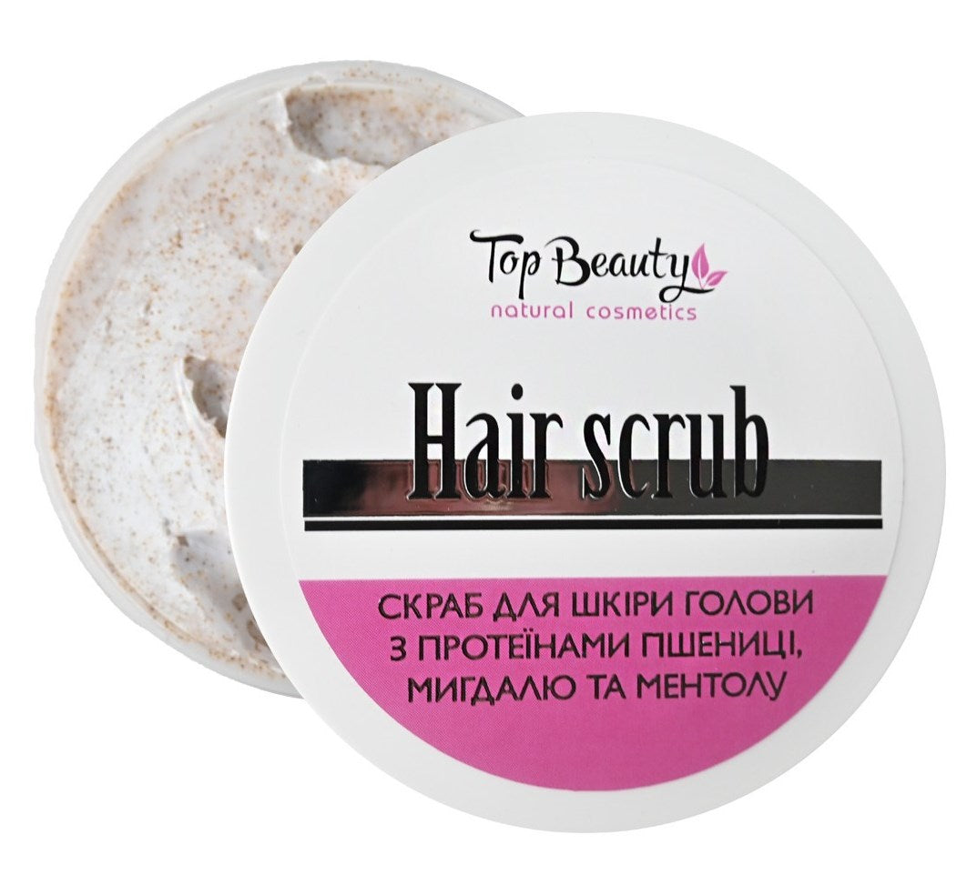 Top Beauty Wheat Protein, Almond & Menthol Scalp Scrub, 250 mL - Image 2
