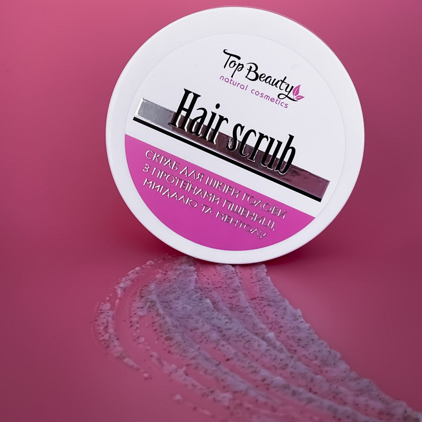 Top Beauty Wheat Protein, Almond & Menthol Scalp Scrub, 250 mL - Image 3