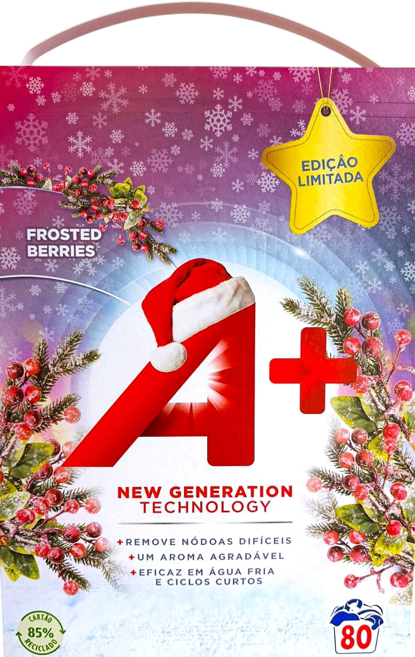A+ Frozen Berries Laundry Detergent Powder, 80 Loads, 4.8 kg